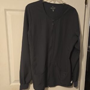 Women's Dark Gray Medcouture Activate Lightweight Zip Up